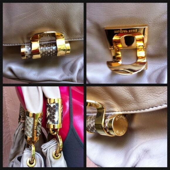 MICHAEL KORS Python Accent Handbag - Picture 2 of 8